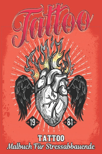 Tattoo Malbuch für Stressabbauende