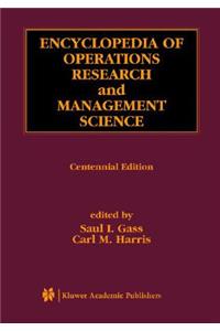 Encyclopedia of Operations Research and Management Science