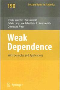 Weak Dependence: With Examples and Applications
