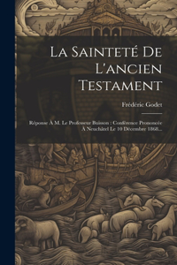 Sainteté De L'ancien Testament