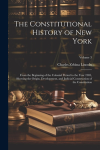 Constitutional History of New York