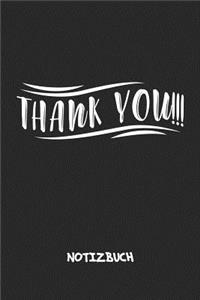 Thank You!!! NOTIZBUCH