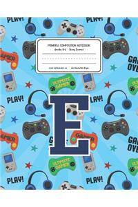 Primary Composition Notebook Grades K-2 Story Journal E