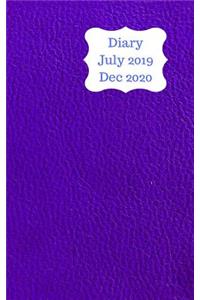 Diary July 2019 Dec 2020