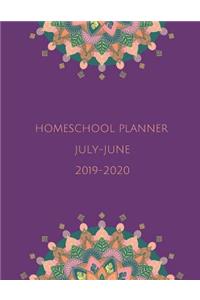 Homeschool Planner July-June 2019-2020