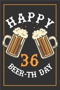 36th Birthday Notebook
