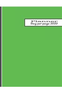 Day per page planner 2020