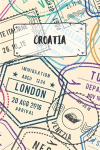 Croatia: Ruled Travel Diary Notebook or Journey Journal - Lined Trip Pocketbook for Men and Women with Lines