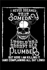 I Never Dreamed That Someday I Would Be a Grumpy Old Plumber But Here I M Killing It (and Complaining All Day Long)