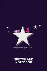 When You Wish Upon a Star Sketch and Notebook
