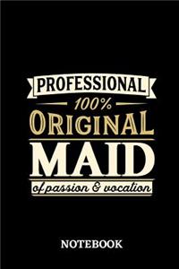 Professional Original Maid Notebook of Passion and Vocation