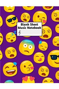 Blank Sheet Music Notebook