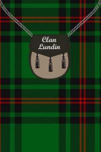 Clan Lundin Tartan Journal/Notebook
