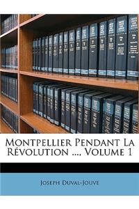 Montpellier Pendant La Révolution ..., Volume 1