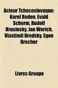 Acteur Tchcoslovaque