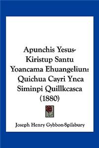 Apunchis Yesus-Kiristup Santu Yoancama Ehuangeliun