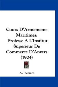 Cours d'Armements Maritimes