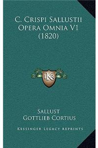 C. Crispi Sallustii Opera Omnia V1 (1820)