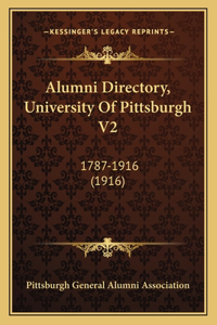 Alumni Directory, University Of Pittsburgh V2