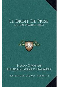 Le Droit de Prise