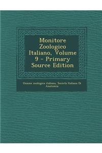 Monitore Zoologico Italiano, Volume 9