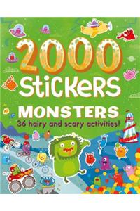 2000 Stickers Monsters: 36 Hairy and Scary Activities!