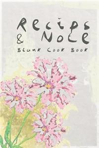Recipes & Note Blank Cook Book