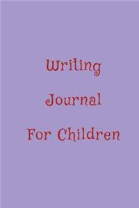 Writing Journal For Children