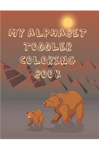 My Alphabet Toddler Coloring Book