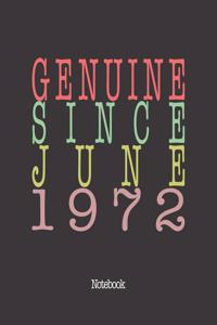 Genuine Since June 1972