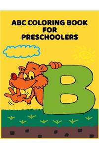 ABC Coloring Book For Preschoolers