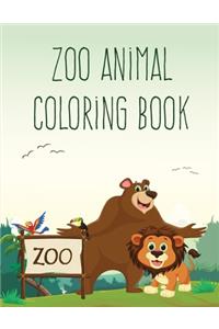 Zoo Animal Coloring Book