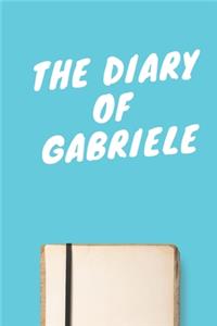 The Diary Of Gabriele A beautiful personalized