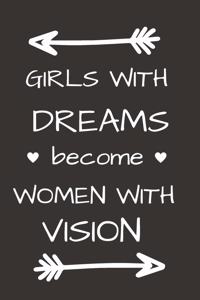 Girls with Dreams become Women with Vision