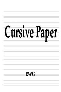 Cursive Paper