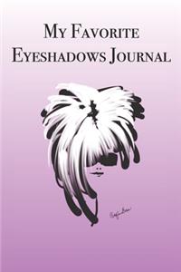 My Favorite Eyeshadows Journal