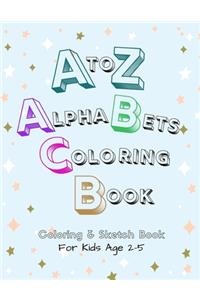 A to Z Alphabets Coloring Book