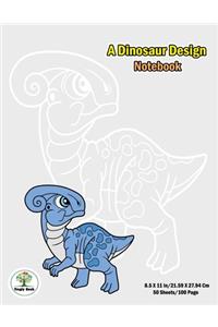 A dinosaur Design Notebook