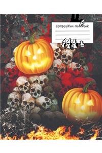 Halloween Massacre Wide Ruled Journal