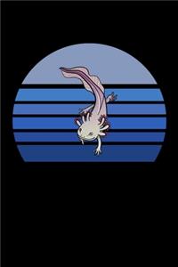 Retro Blue Axolotl