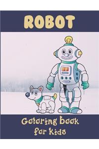 Robot Coloring Book for Kids