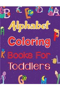 Alphabet Coloring Books For Toddlers