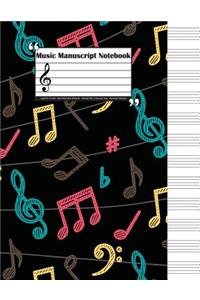Music Manuscript Notebook