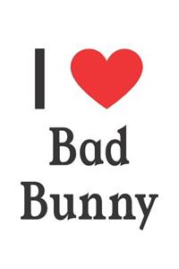I Love Bad Bunny: Bad Bunny Designer Notebook
