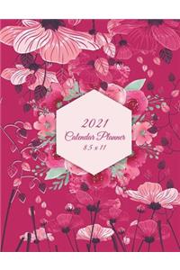 2021 Calendar Planner 8.5 x 11