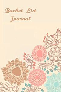 Bucket List Journal