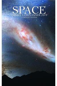 Space Weekly 5 X 8 Planner 2019
