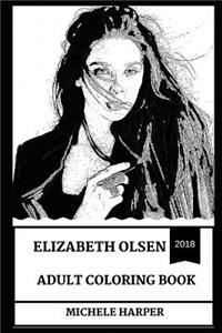 Elizabeth Olsen Adult Coloring Book