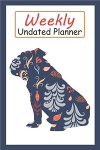 Weekly Undated Planner