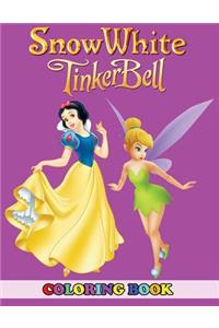 Snow White and Tinkerbell Coloring Book